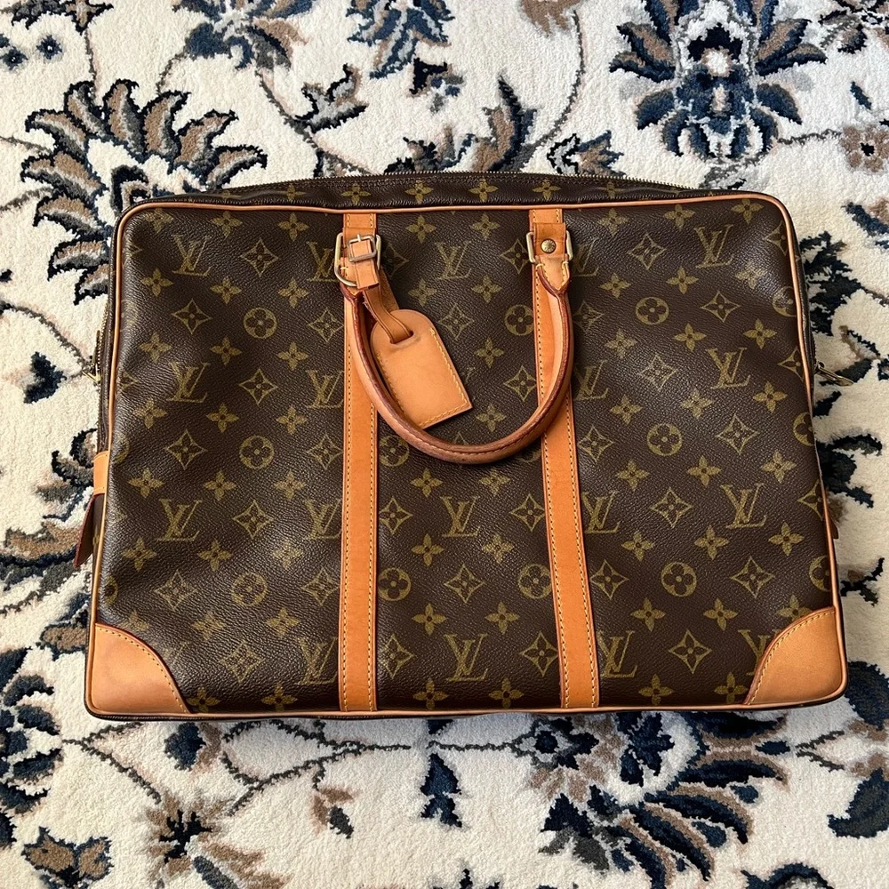Authentic Louis Vuitton Vintage Porte Documents Voyage
